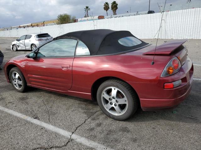 4A3AE45G65E052615 - 2005 MITSUBISHI ECLIPSE SPYDER GS BURGUNDY photo 2