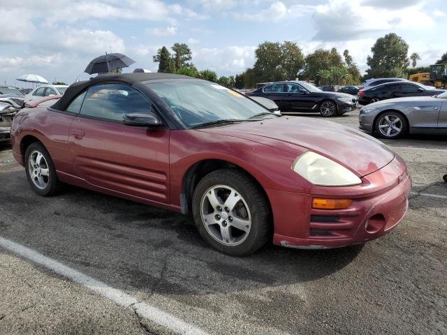 4A3AE45G65E052615 - 2005 MITSUBISHI ECLIPSE SPYDER GS BURGUNDY photo 4