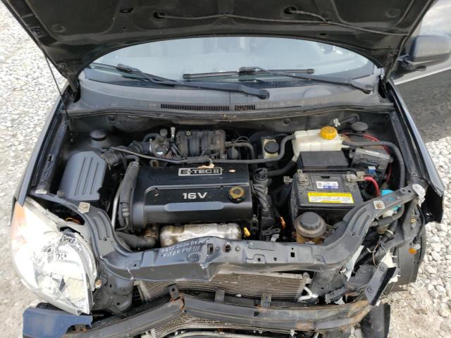 KL1TD56618B199321 - 2008 CHEVROLET AVEO BASE BLACK photo 11