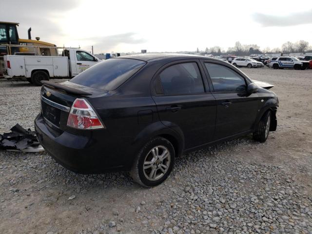 KL1TD56618B199321 - 2008 CHEVROLET AVEO BASE BLACK photo 3