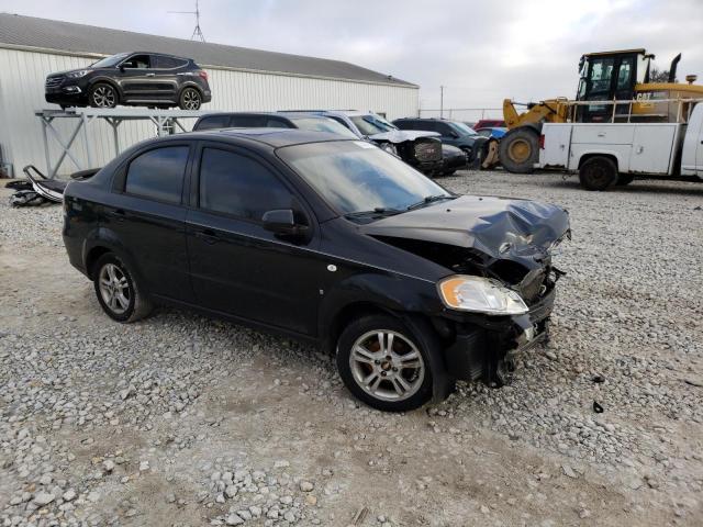 KL1TD56618B199321 - 2008 CHEVROLET AVEO BASE BLACK photo 4