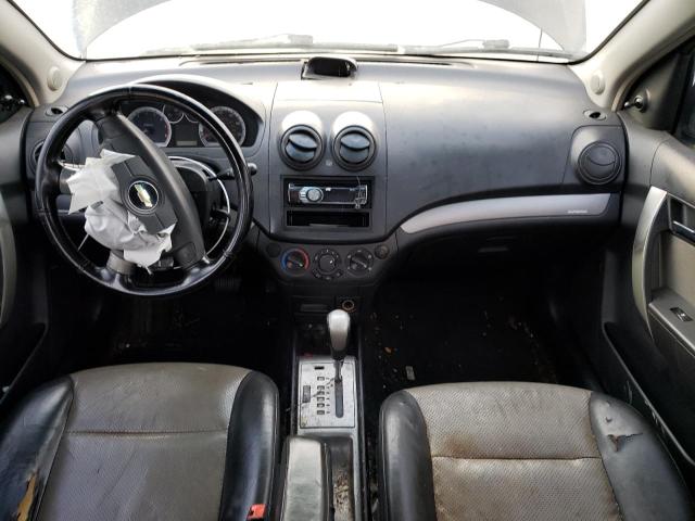 KL1TD56618B199321 - 2008 CHEVROLET AVEO BASE BLACK photo 8