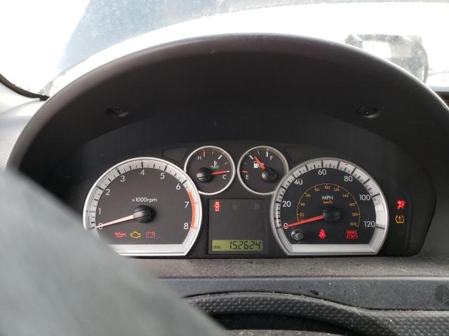 KL1TD56618B199321 - 2008 CHEVROLET AVEO BASE BLACK photo 9