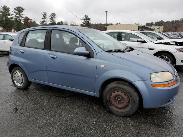 KL1TD66627B789936 - 2007 CHEVROLET AVEO BASE BLUE photo 4