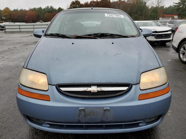 KL1TD66627B789936 - 2007 CHEVROLET AVEO BASE BLUE photo 5