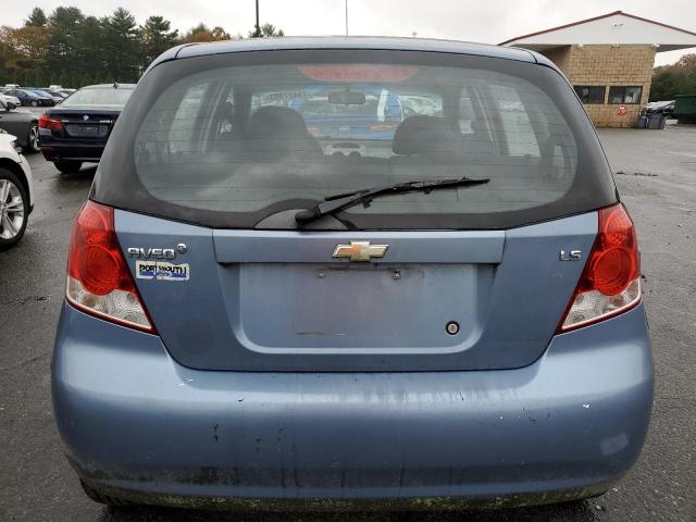 KL1TD66627B789936 - 2007 CHEVROLET AVEO BASE Mavi foto 6