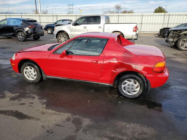 JHMEH6143VS003925 - 1997 HONDA CIVIC DEL SOL S RED photo 2