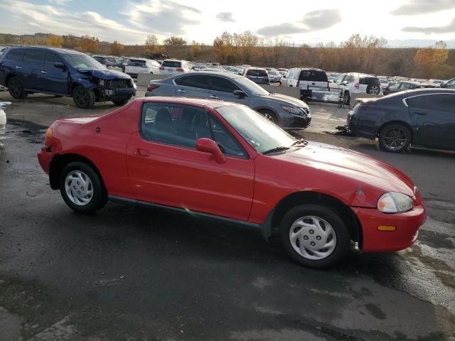 JHMEH6143VS003925 - 1997 HONDA CIVIC DEL SOL S RED photo 4