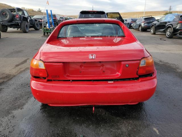 JHMEH6143VS003925 - 1997 HONDA CIVIC DEL SOL S RED photo 6