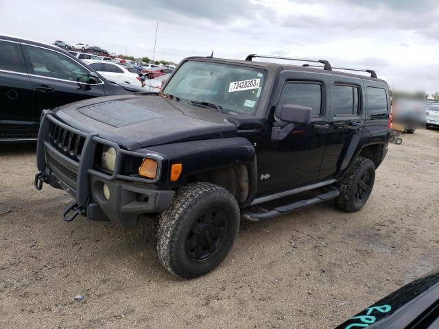 5GTDN13E778243535 - 2007 HUMMER H3 BLACK photo 1