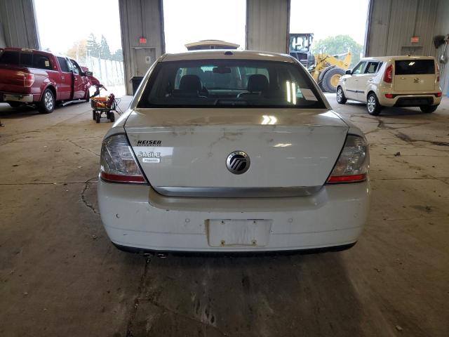 1MEHM42W29G628189 - 2009 MERCURY SABLE PREMIER WHITE photo 6