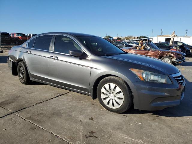 1HGCP2F31CA016889 - 2012 HONDA ACCORD LX GRAY photo 4