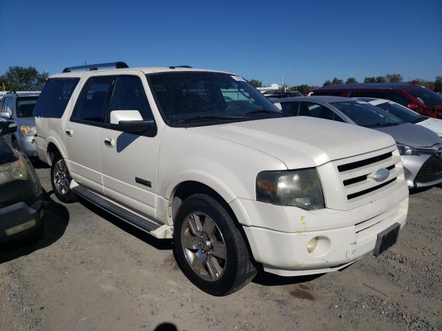 1FMFK19587LA40064 - 2007 FORD EXPEDITION EL LIMITED WHITE photo 4