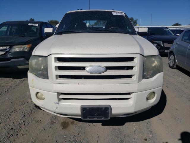 1FMFK19587LA40064 - 2007 FORD EXPEDITION EL LIMITED WHITE photo 5