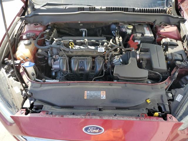 3FA6P0H74ER292479 - 2014 FORD FUSION SE RED photo 11