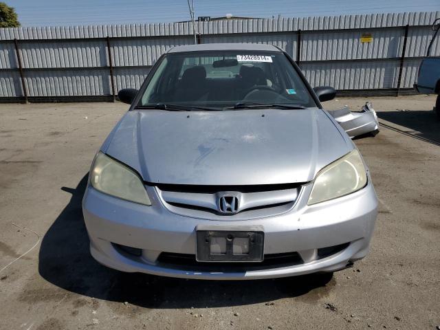 2HGES16365H540769 - 2005 HONDA CIVIC DX VP SILVER photo 5