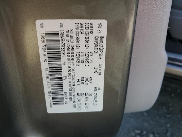 1A8HW58N77F524941 - 2007 CHRYSLER ASPEN LIMITED GOLD photo 12