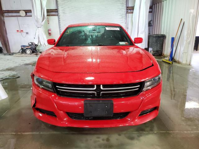 2C3CDXBG7HH614107 - 2017 DODGE CHARGER SE RED photo 5