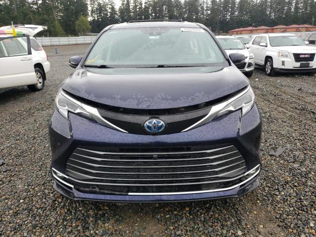 5TDESKFC4MS014483 - 2021 TOYOTA SIENNA LIMITED BLUE photo 5