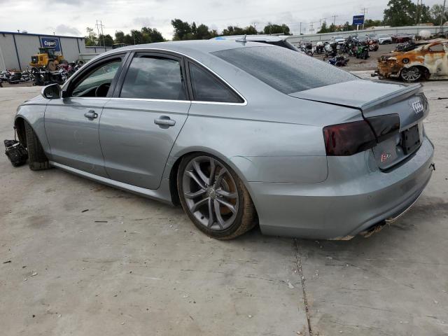 WAUF2AFC4DN126458 - 2013 AUDI S6 SILVER photo 2