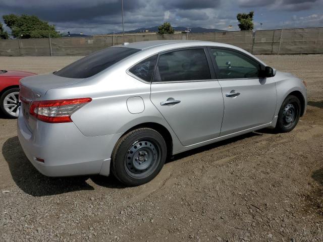 3N1AB7AP6FY214706 - 2015 NISSAN SENTRA S SILVER photo 3