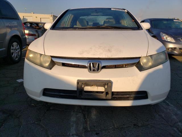 1HGFA16878L038427 - 2008 HONDA CIVIC EX WHITE photo 5