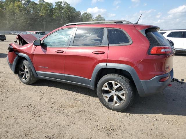 1C4PJMBS5FW514305 - 2015 JEEP CHEROKEE TRAILHAWK BURGUNDY photo 2