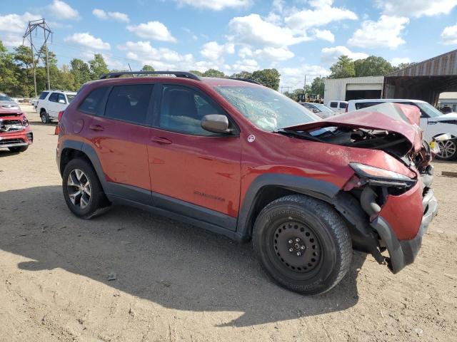 1C4PJMBS5FW514305 - 2015 JEEP CHEROKEE TRAILHAWK BURGUNDY photo 4