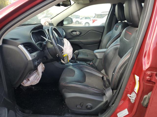 1C4PJMBS5FW514305 - 2015 JEEP CHEROKEE TRAILHAWK BURGUNDY photo 7