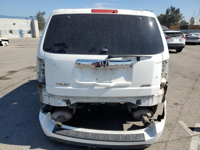 5FNYF4H46EB011531 - 2014 HONDA PILOT EX WHITE photo 6