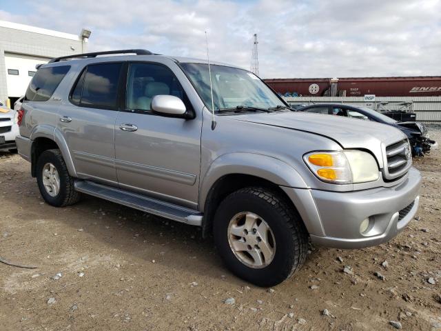 5TDBT48A41S034090 - 2001 TOYOTA SEQUOIA LIMITED SILVER photo 4