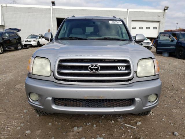 5TDBT48A41S034090 - 2001 TOYOTA SEQUOIA LIMITED SILVER photo 5