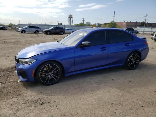 3MW5U9J03M8B55096 - 2021 BMW M340XI BLUE photo 1