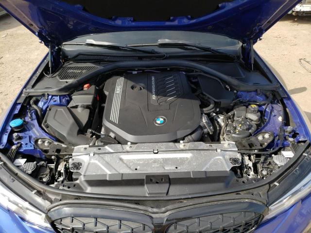 3MW5U9J03M8B55096 - 2021 BMW M340XI BLUE photo 11