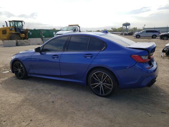 3MW5U9J03M8B55096 - 2021 BMW M340XI BLUE photo 2