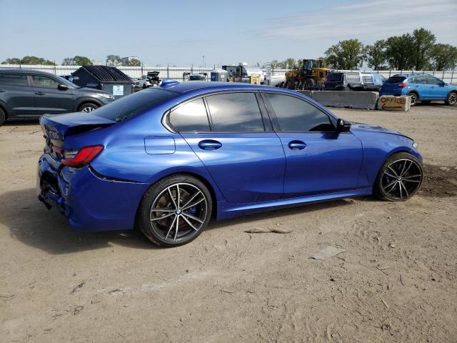 3MW5U9J03M8B55096 - 2021 BMW M340XI BLUE photo 3