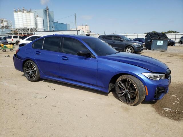 3MW5U9J03M8B55096 - 2021 BMW M340XI BLUE photo 4