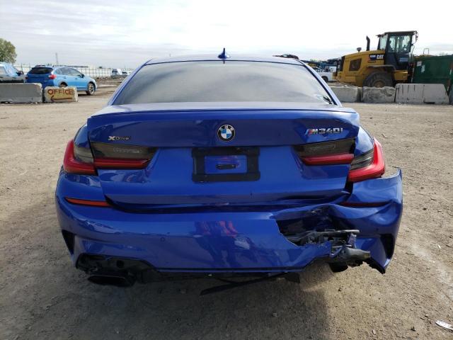 3MW5U9J03M8B55096 - 2021 BMW M340XI BLUE photo 6