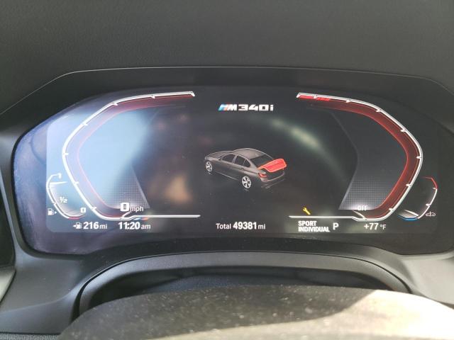 3MW5U9J03M8B55096 - 2021 BMW M340XI BLUE photo 9