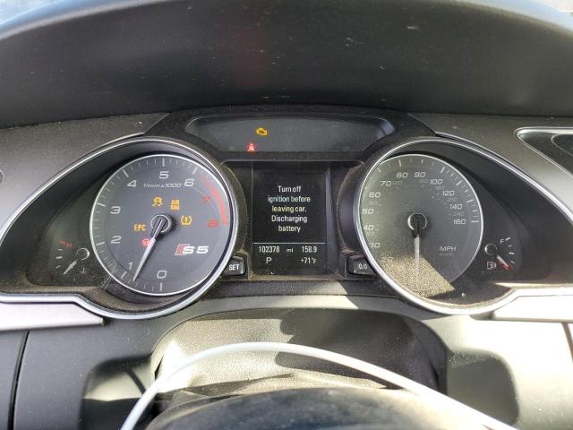 WAUCGAFH9DN017848 - 2013 AUDI S5 PREMIUM PLUS 黑色 照片 9