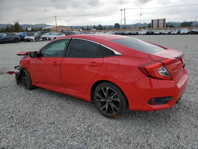 2HGFC2F8XKH524539 - 2019 HONDA CIVIC SPORT 红色 照片 2