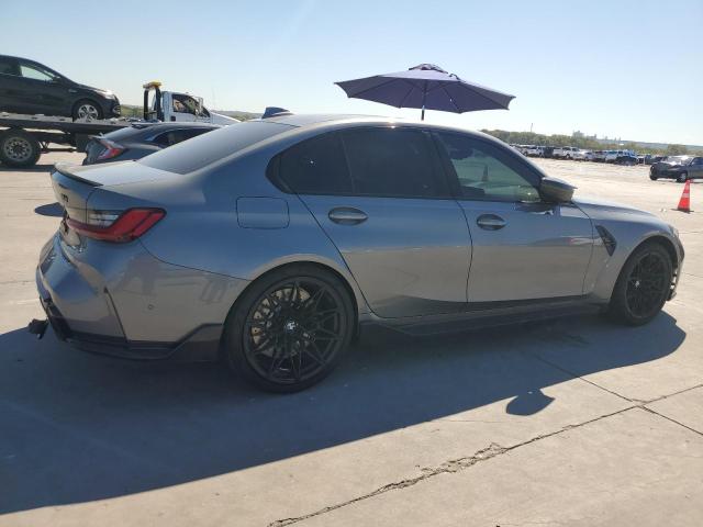 WBS43AY03NFM63783 - 2022 BMW M3 COMPETITION GRAY photo 3