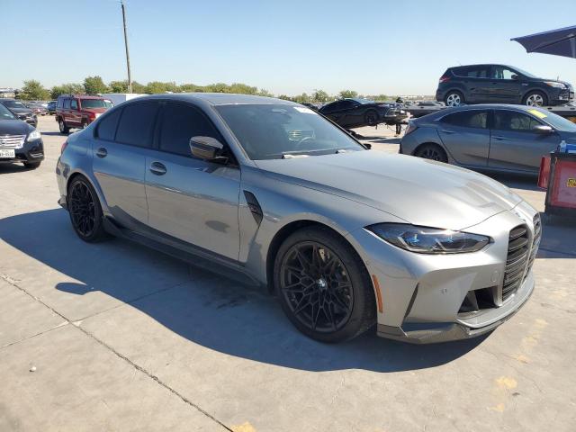 WBS43AY03NFM63783 - 2022 BMW M3 COMPETITION GRAY photo 4