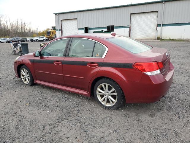 4S3BMCJ69D3013576 - 2013 SUBARU LEGACY 2.5I LIMITED BURGUNDY photo 2