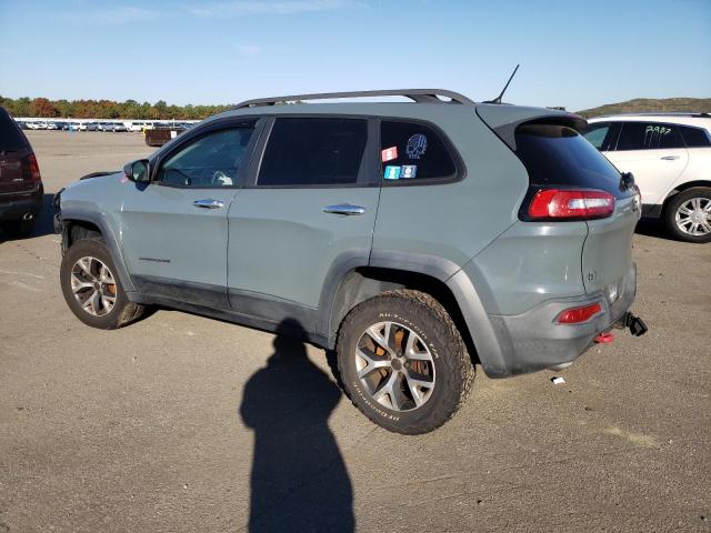 1C4PJMBS9EW180147 - 2014 JEEP CHEROKEE TRAILHAWK GRAY photo 2