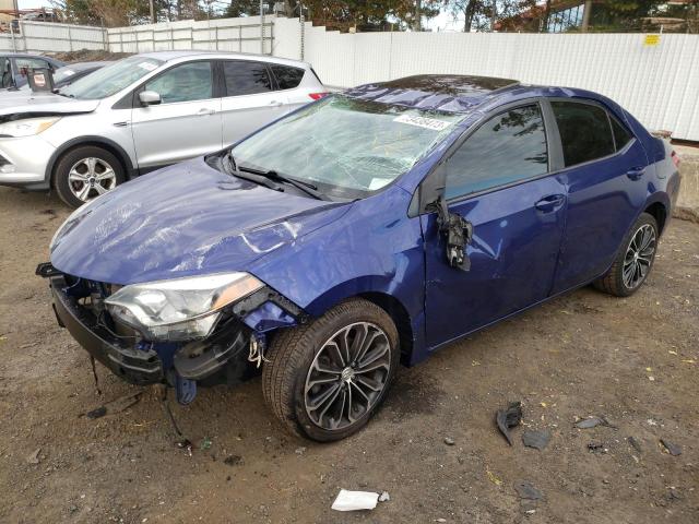 2T1BURHE8GC512106 - 2016 TOYOTA COROLLA L BLUE photo 1