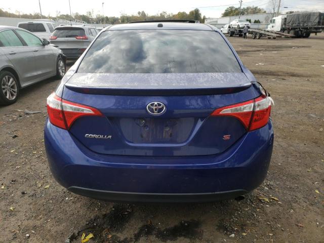 2T1BURHE8GC512106 - 2016 TOYOTA COROLLA L BLUE photo 6