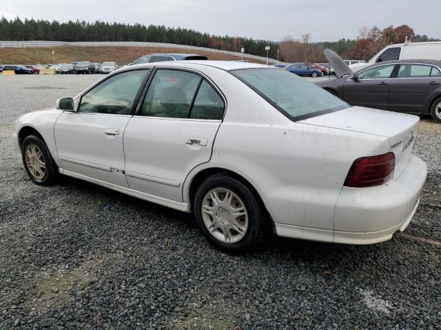 4A3AA46G11E136913 - 2001 MITSUBISHI GALANT ES WHITE photo 2