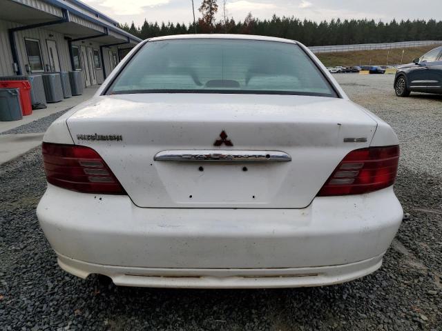 4A3AA46G11E136913 - 2001 MITSUBISHI GALANT ES WHITE photo 6