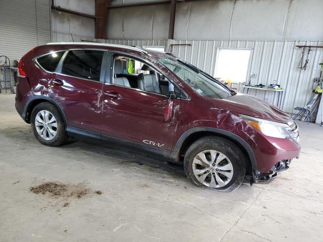 5J6RM4H77EL079655 - 2014 HONDA CR-V EXL MAROON photo 4